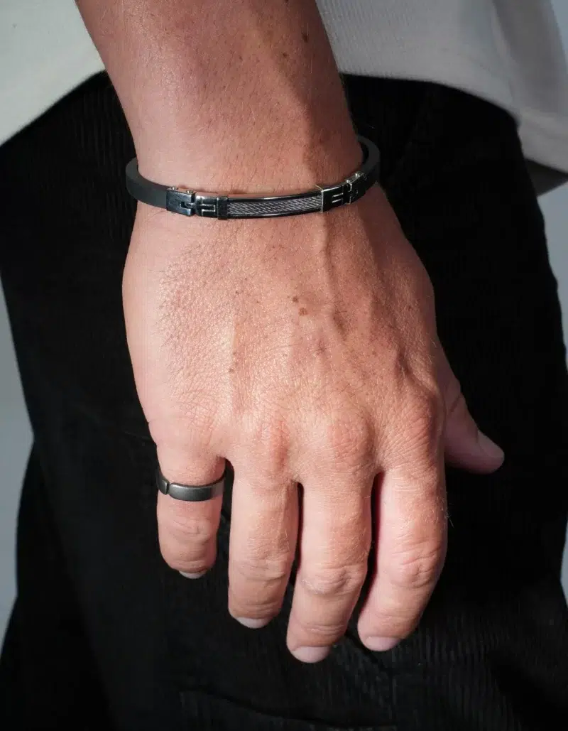 Leather Plate Bracelet